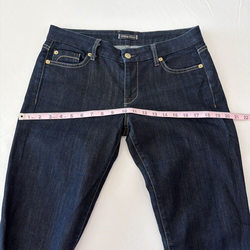 Fidelity Denim Womens 30x31 Houston Viper Dark Wash Stretch Jeans USA Artisan EU - Picture 12 of 16